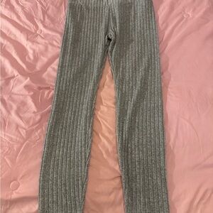 Source Unknown Tan Ribbed Trousers